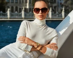 Kolczyki z mosiądzu pozłacane - kulki