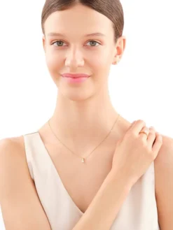 Kolczyki z żółtego złota z brylantami - 0,36 ct - próba 750