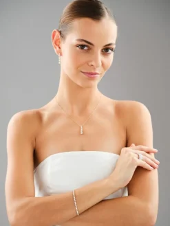 Kolczyki z żółtego złota z brylantami laboratoryjnymi - 2,00 ct - próba 750