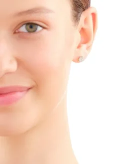 Kolczyki z żółtego złota z brylantami - 0,48 ct - próba 585