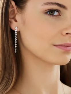 Kolczyki z żółtego złota z brylantami - 2,00 ct - próba 585