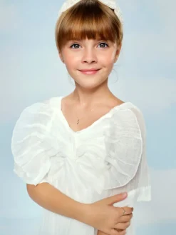 Kolczyki z żółtego złota z diamentami - aniołki, serca - 0,006 ct - próba 585