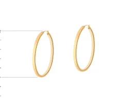 Kolczyki ze stali szlachetnej - koła