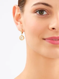 Kolczyki ze stali szlachetnej z cyrkoniami i szklanymi detalami - drzewko, nieskończoność