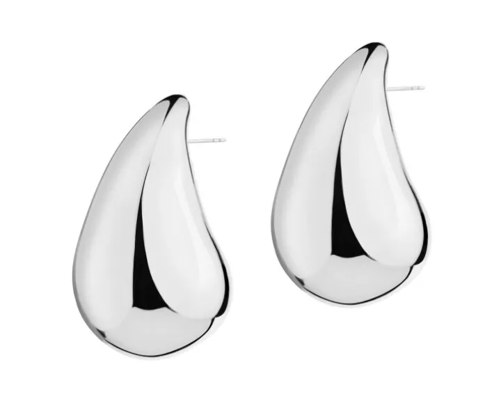 Kolczyki ze stali szlachetnej - łezki