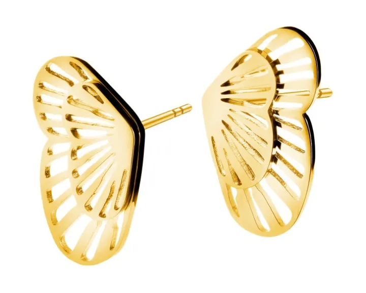 Kolczyki ze stali szlachetnej - motyle