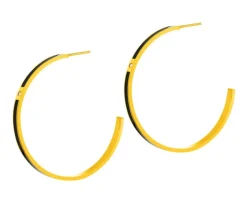 Kolczyki ze stali szlachetnej z cyrkoniami - koła