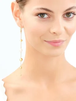 Kolczyki ze stali szlachetnej z perłami - kulki