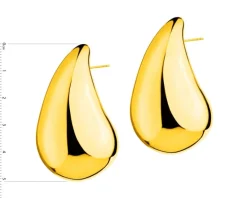 Kolczyki ze stali szlachetnej - łezki