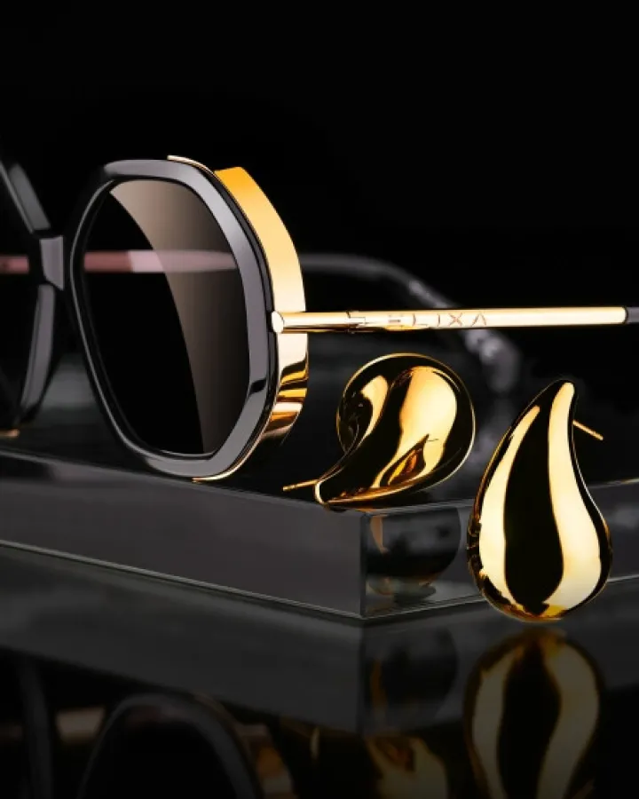 Kolczyki ze stali szlachetnej - łezki