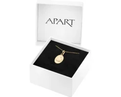 Medalik Matka Boska - zawieszka i łańcuszek - komplet