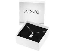 Medalik Matka Boska - zawieszka srebrna i łańcuszek - komplet