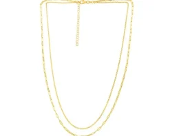 Naszyjnik srebrny - ankier, paper clip