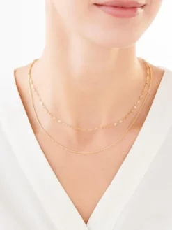 Naszyjnik srebrny - ankier