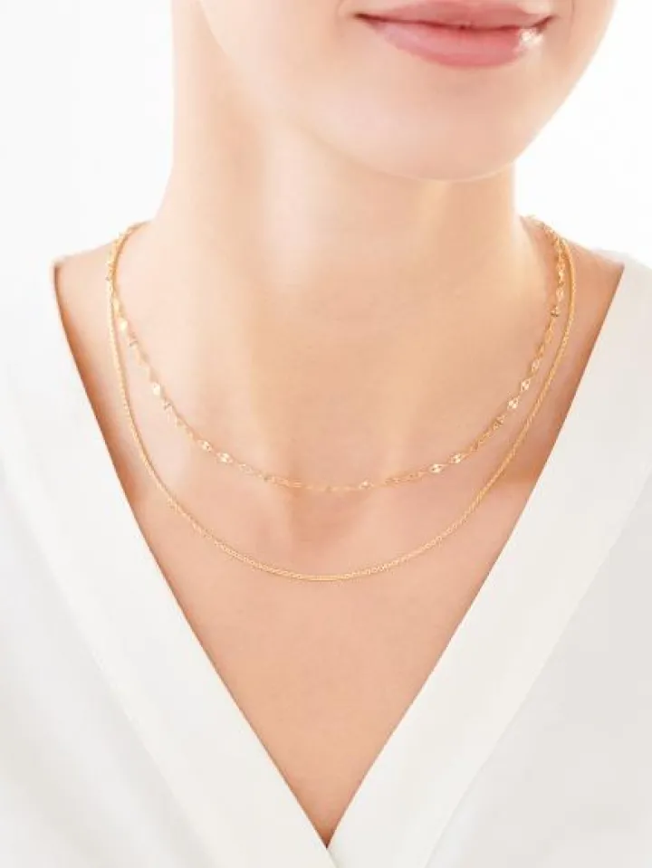 Naszyjnik srebrny - ankier