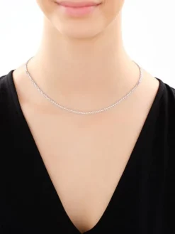 Naszyjnik srebrny - bismark