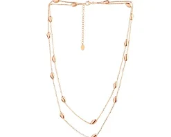 Naszyjnik srebrny - fasolki