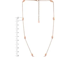 Naszyjnik srebrny - fasolki