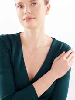 Naszyjnik srebrny - gwiazda