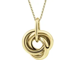 Naszyjnik srebrny - koła