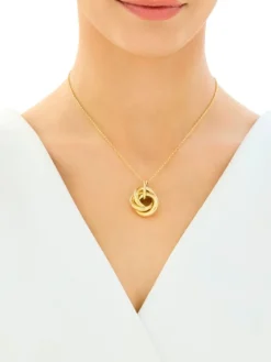 Naszyjnik srebrny - koła