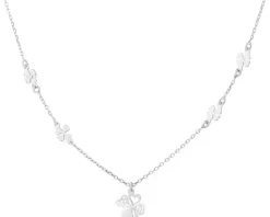 Naszyjnik srebrny - koniczyny