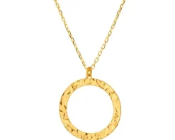 Naszyjnik srebrny - koło