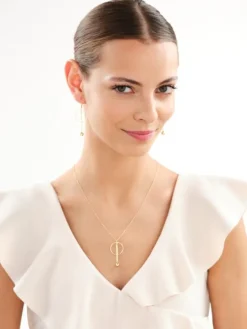 Naszyjnik srebrny - koło, kulka