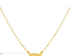 Naszyjnik srebrny - mama