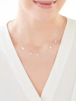 Naszyjnik srebrny - Monika