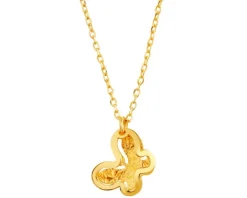 Naszyjnik srebrny - motyl