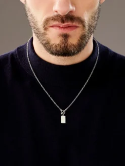 Naszyjnik srebrny - nieśmiertelnik