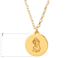 Naszyjnik srebrny - Panna