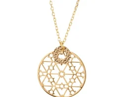 Naszyjnik srebrny - rozeta