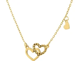 Naszyjnik srebrny - serca