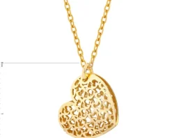 Naszyjnik srebrny - serce