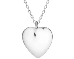 Naszyjnik srebrny - serce