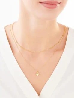 Naszyjnik srebrny - serce