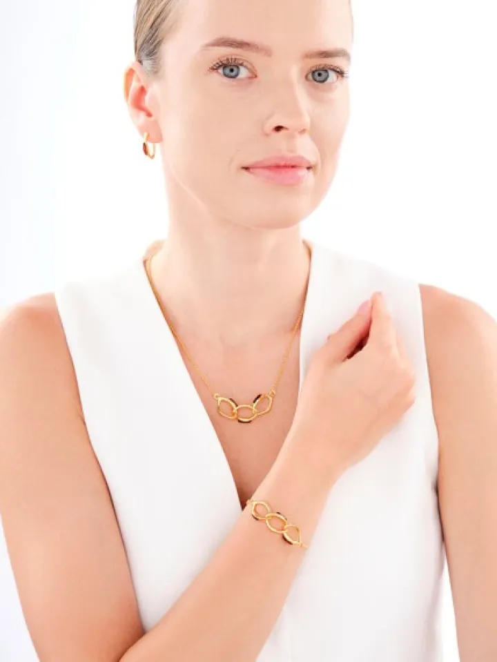 Naszyjnik srebrny z bursztynem - łańcuch