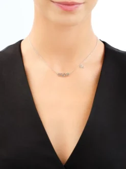 Naszyjnik srebrny z cyrkoniami - Harry Potter, okulary, Warner Bros. Discovery