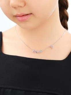 Naszyjnik srebrny z cyrkoniami - Harry Potter, okulary, Warner Bros. Discovery