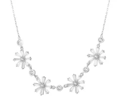 Naszyjnik srebrny z cyrkoniami