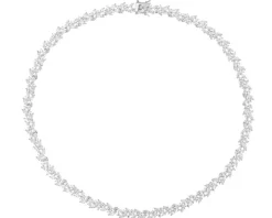 Naszyjnik srebrny z cyrkoniami