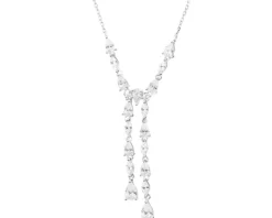 Naszyjnik srebrny z cyrkoniami