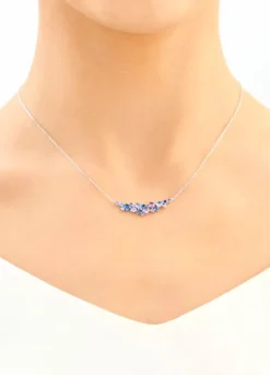 Naszyjnik srebrny z cyrkoniami