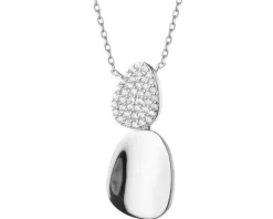 Naszyjnik srebrny z cyrkoniami