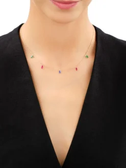 Naszyjnik srebrny z cyrkoniami