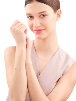 Naszyjnik srebrny z cyrkoniami - serca