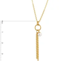 Naszyjnik srebrny z perłą