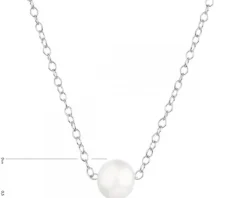 Naszyjnik srebrny z perłą